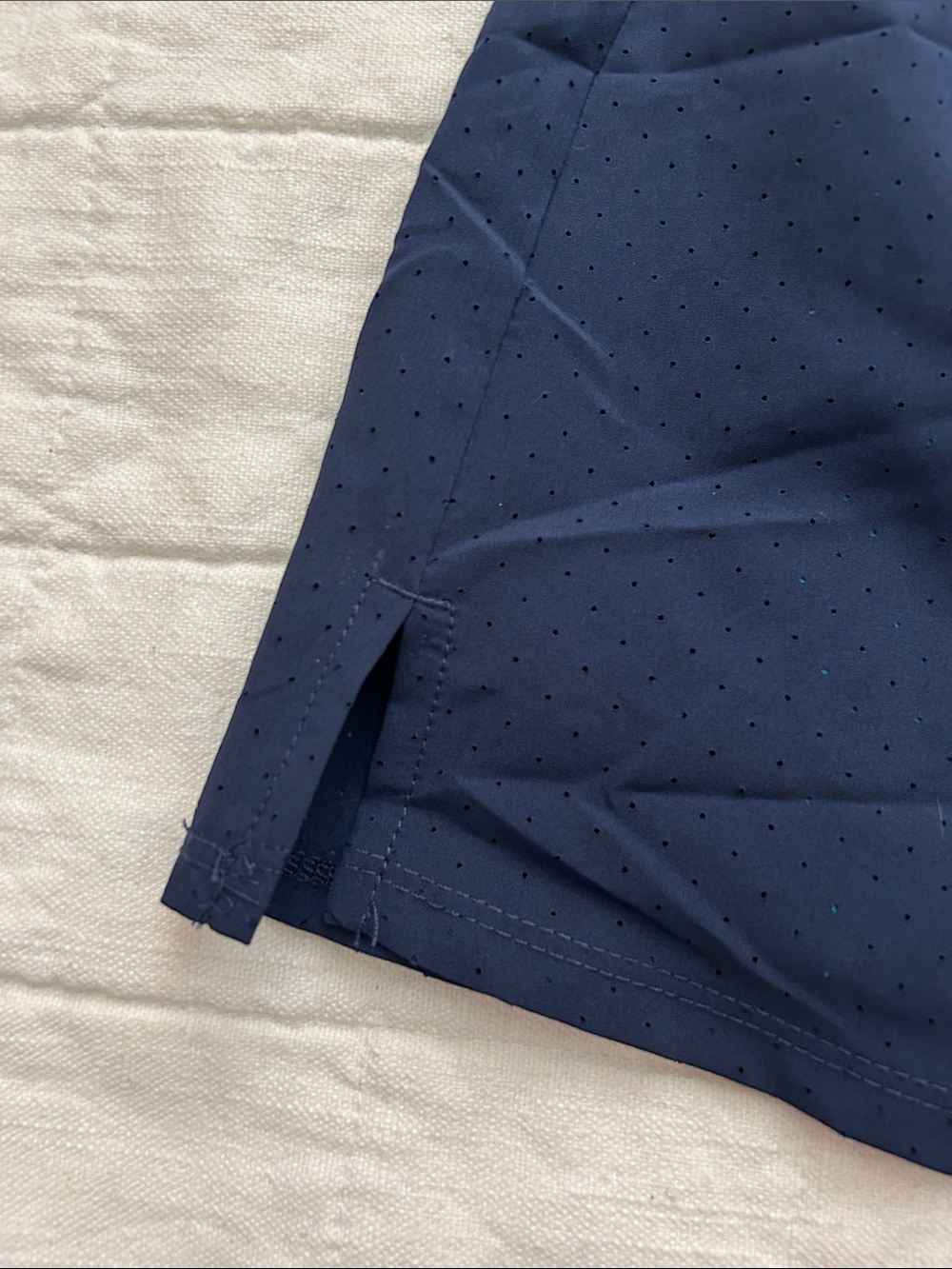 Asics Deep Navy Athletic Skort with Teal Logo - Picture 4 of 8